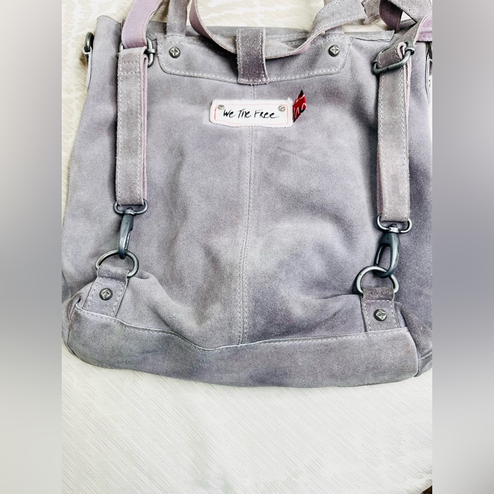 EUC Free People We The Free Paris Convertible Gray Backpack - Picture 4 of 9